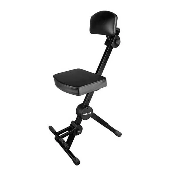 Quiklok Adjustable Musician Seat with Backrest  - DX-749